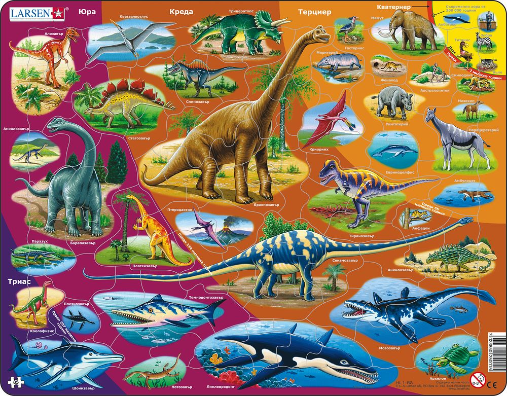 HL1 - Natural History - Triassic Period to Today (Bulgarian)