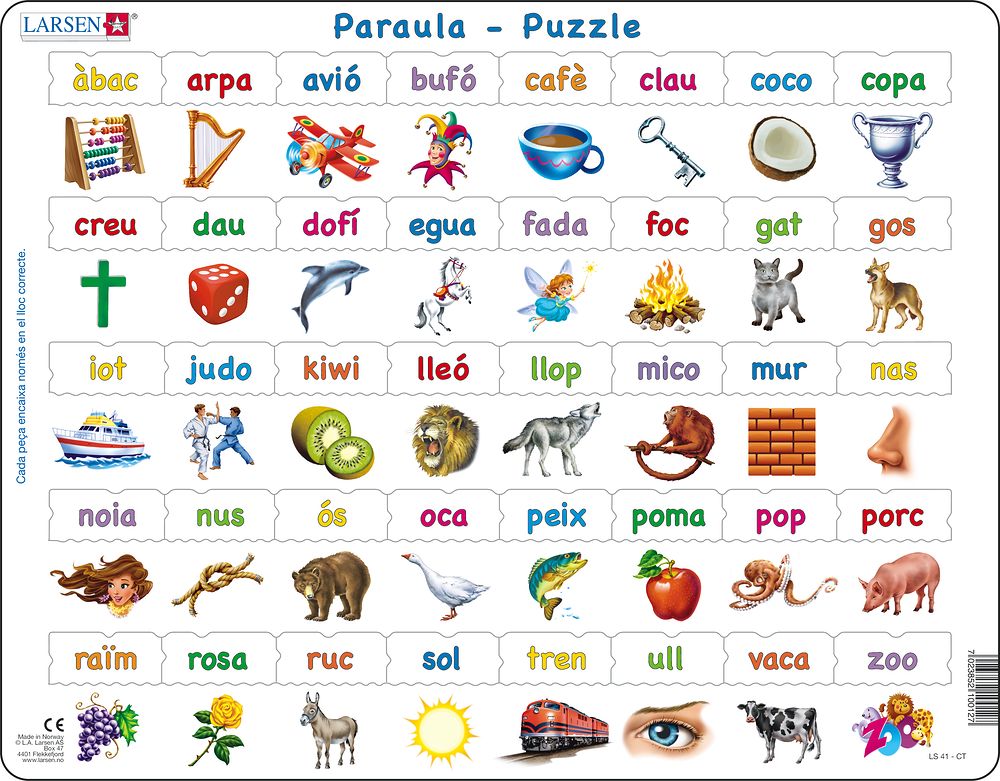 LS41 - Learn to Read: Simple Words from 23 Lower Case Letters (Catalan)