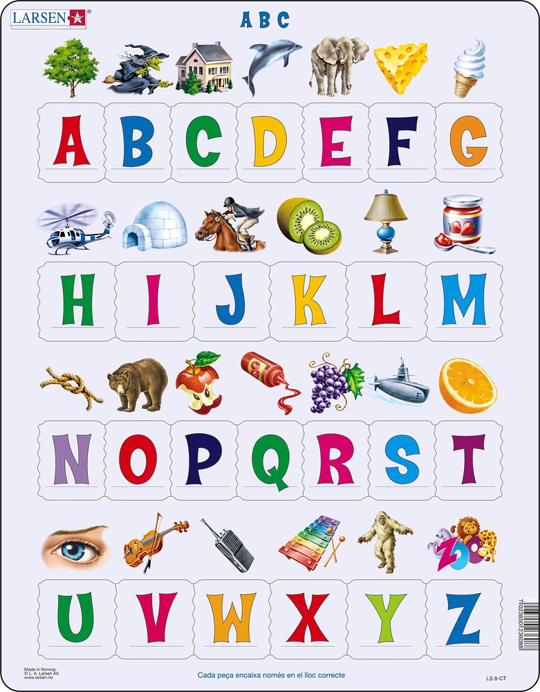 LS826 - Learn the Alphabet: 26 Upper Case Letters (Catalan)