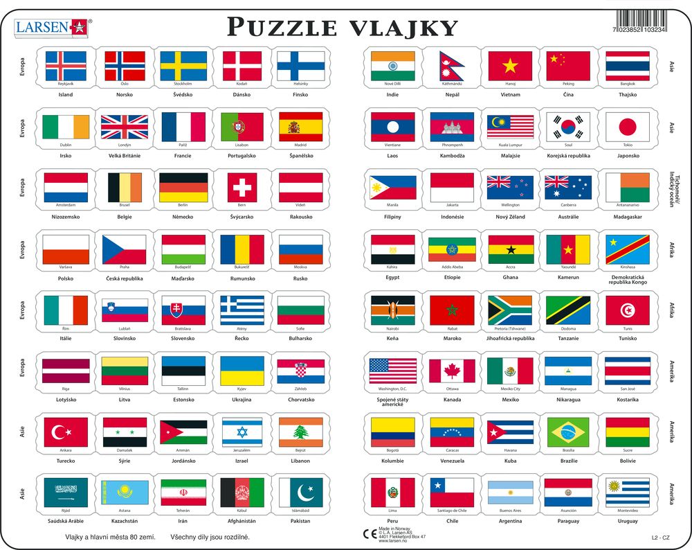 L2 - Flag-Puzzle (Czech)