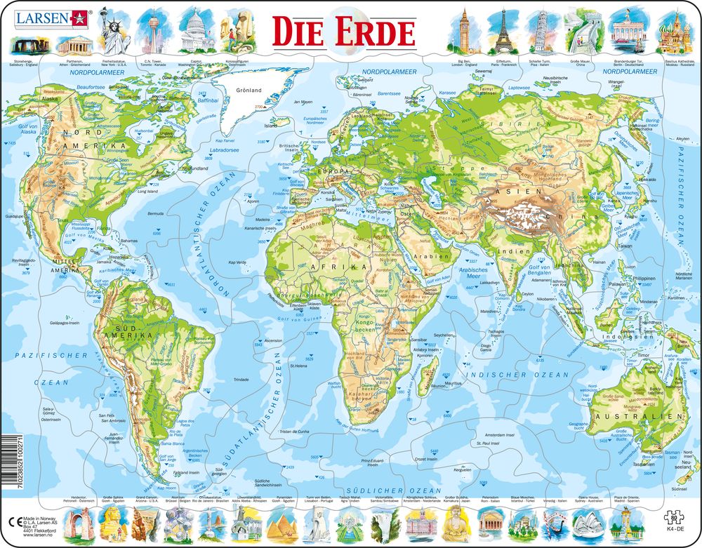K4 - The World Topographic Map (German)