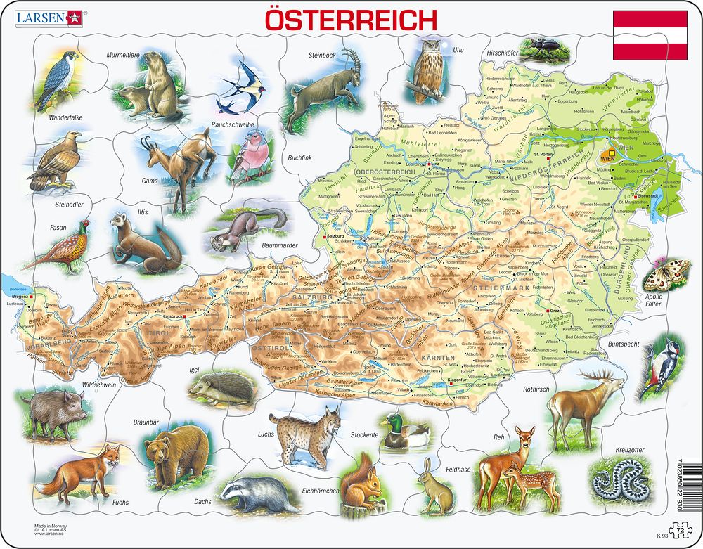 K93 - Austria w/animals (German)