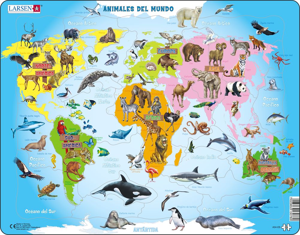 A34 - Animals of the World (Spanish)