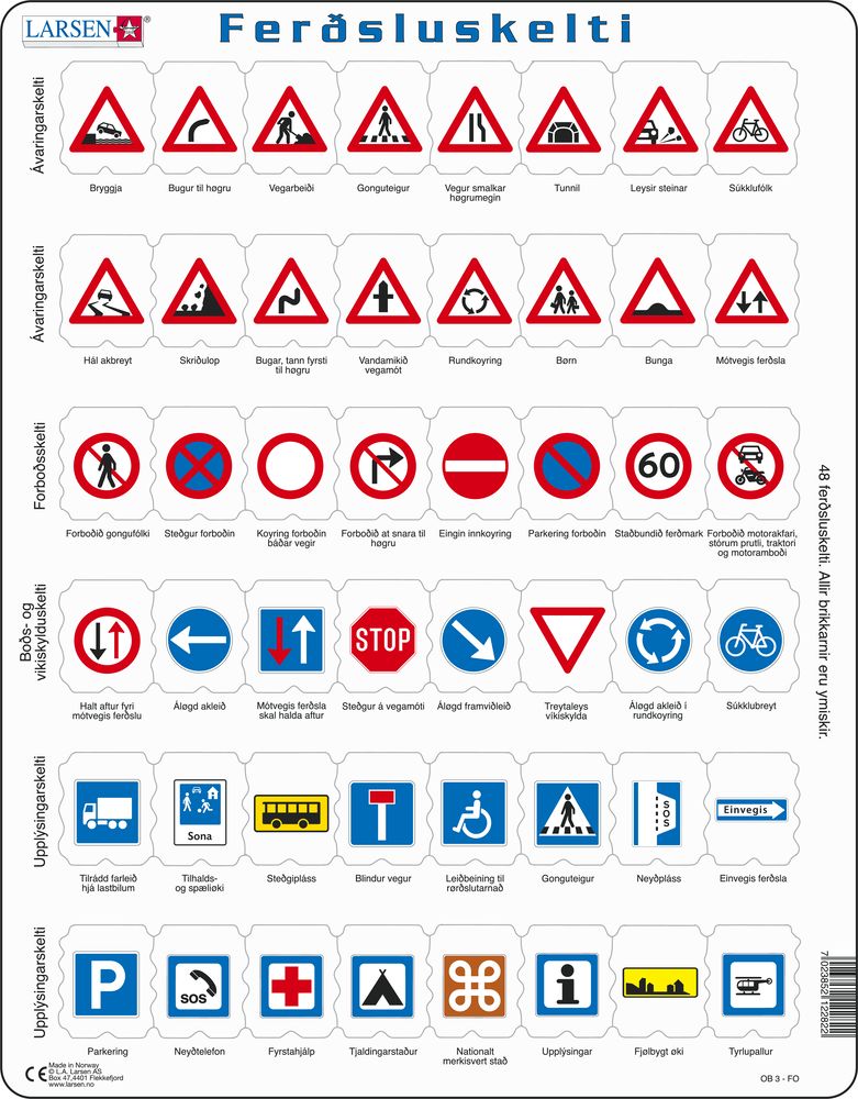 OB3 - Traffic Sign (Faroese)