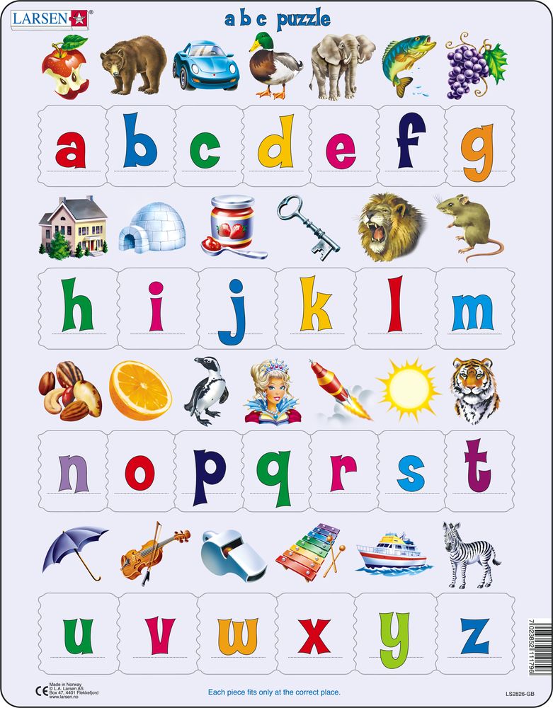 LS2826 - Learn the Alphabet: 26 Lower Case Letters (English)