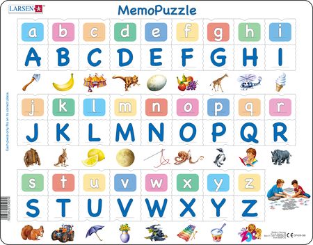 GP426 - MemoPuzzle: The Alphabet with 26 Upper and Lower Case Letters