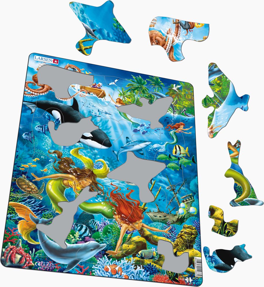 US20 - Mermaids Discovering a Statue of King Neptune (Illustrative image 1)