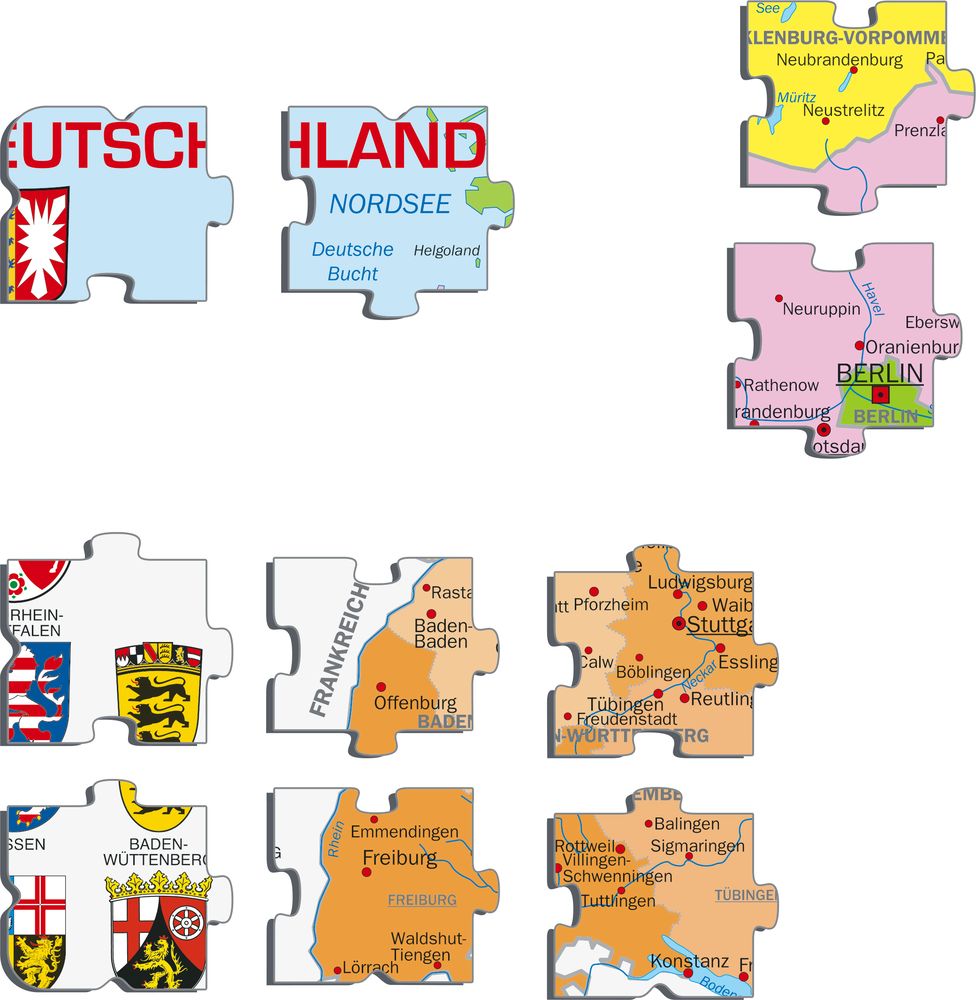 A11 - Germany Political Map (Illustrative image 2)