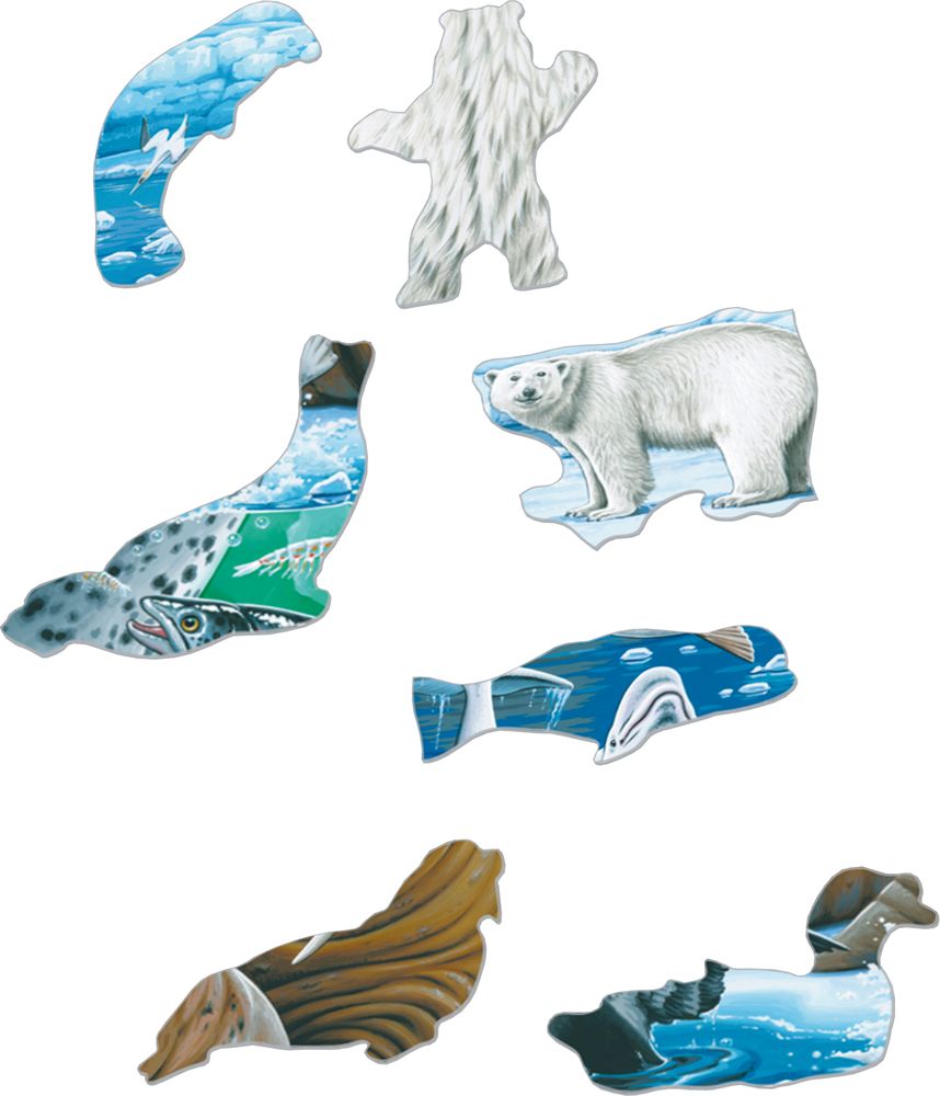 FH42 - Polar Bears and Walrus on the Artic Ice Pack (Illustrative image 2)
