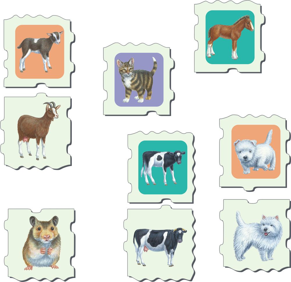 GP11 - MemoPuzzle: Mother and Baby Animal Duo (Illustrative image 2)