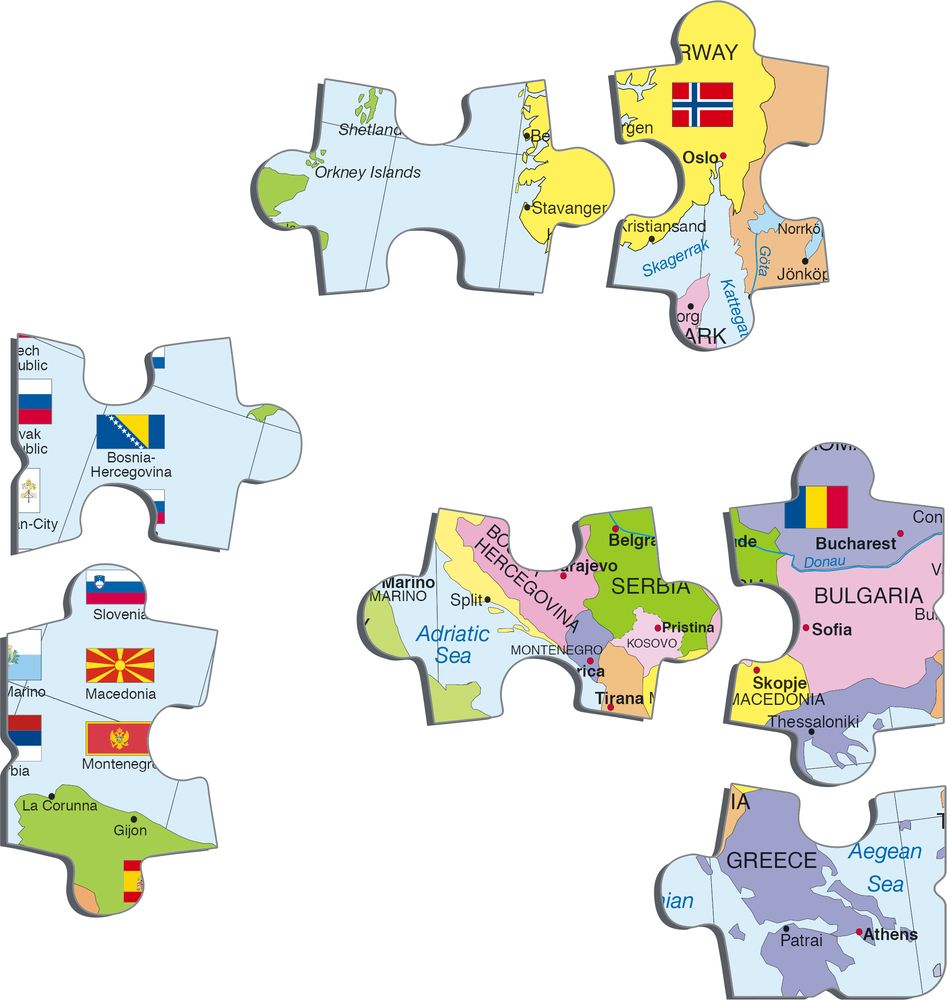 K2 - Europe Political Map (Illustrative image 2)