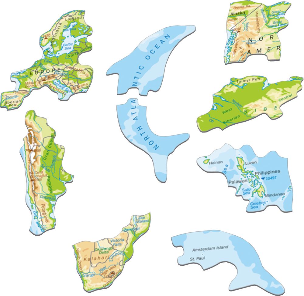 K4 - The World Topographic Map (Illustrative image 2)