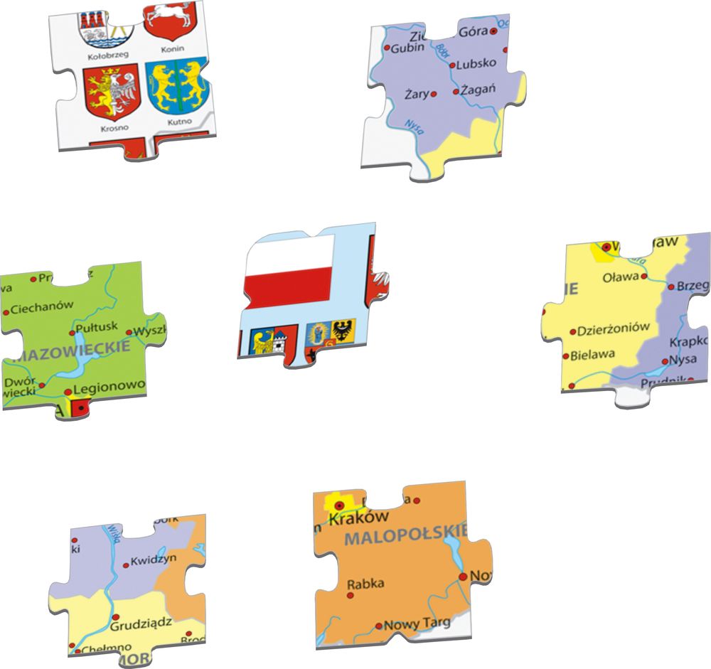 K97 - Poland Political Map (Illustrative image 2)