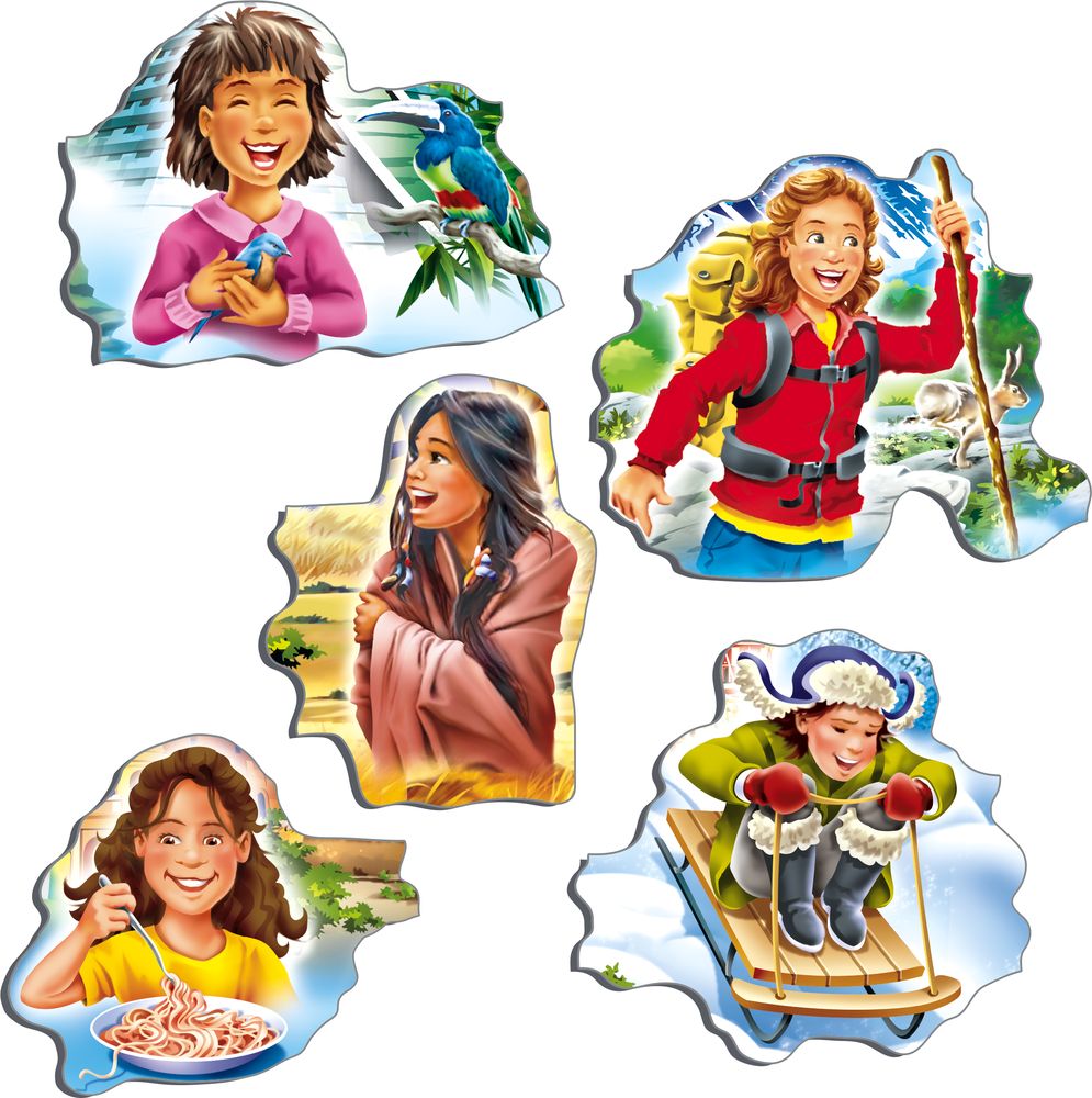 NM8 - Beginner Puzzle: Children Around the World (Illustrative image 2)