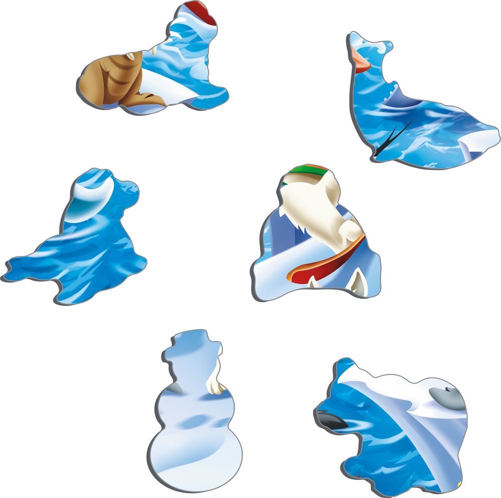 US28 - Playful Cartoon Animals in the Arctic (Illustrative image 2)