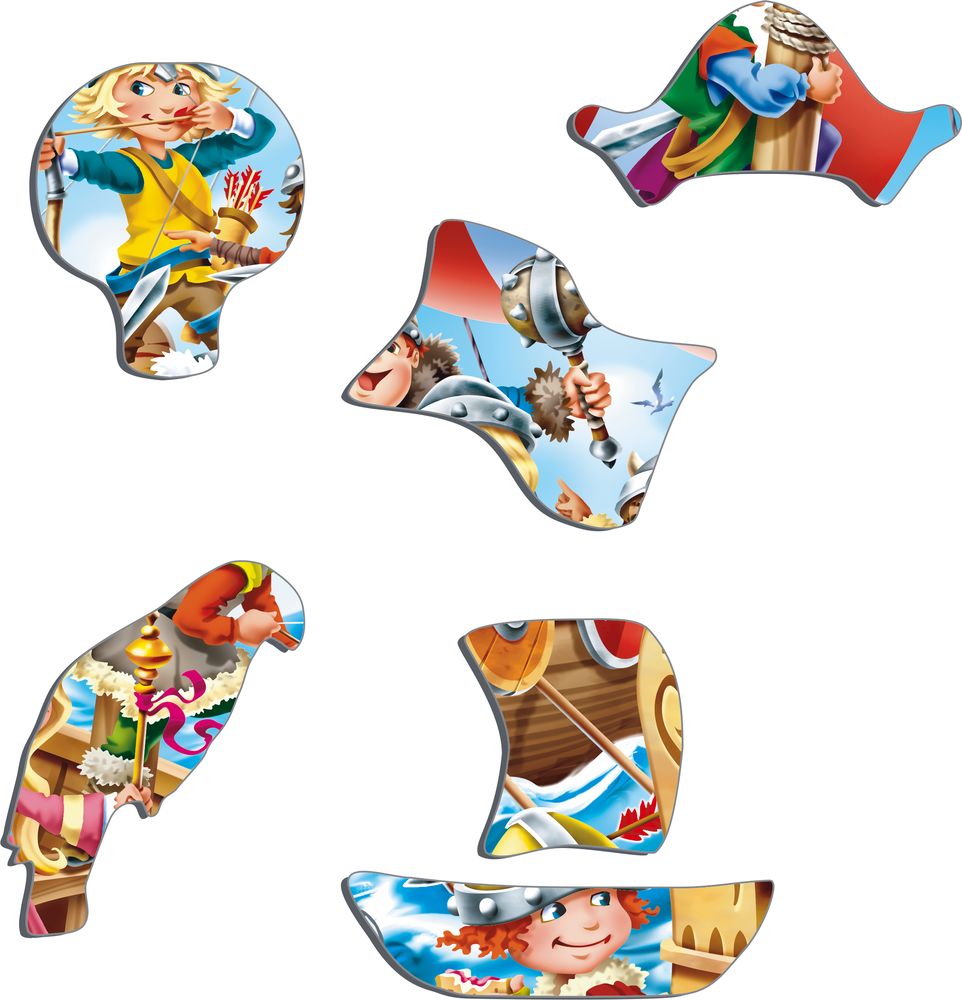 US41 - Cheerful Kids Playing Vikings (Illustrative image 2)