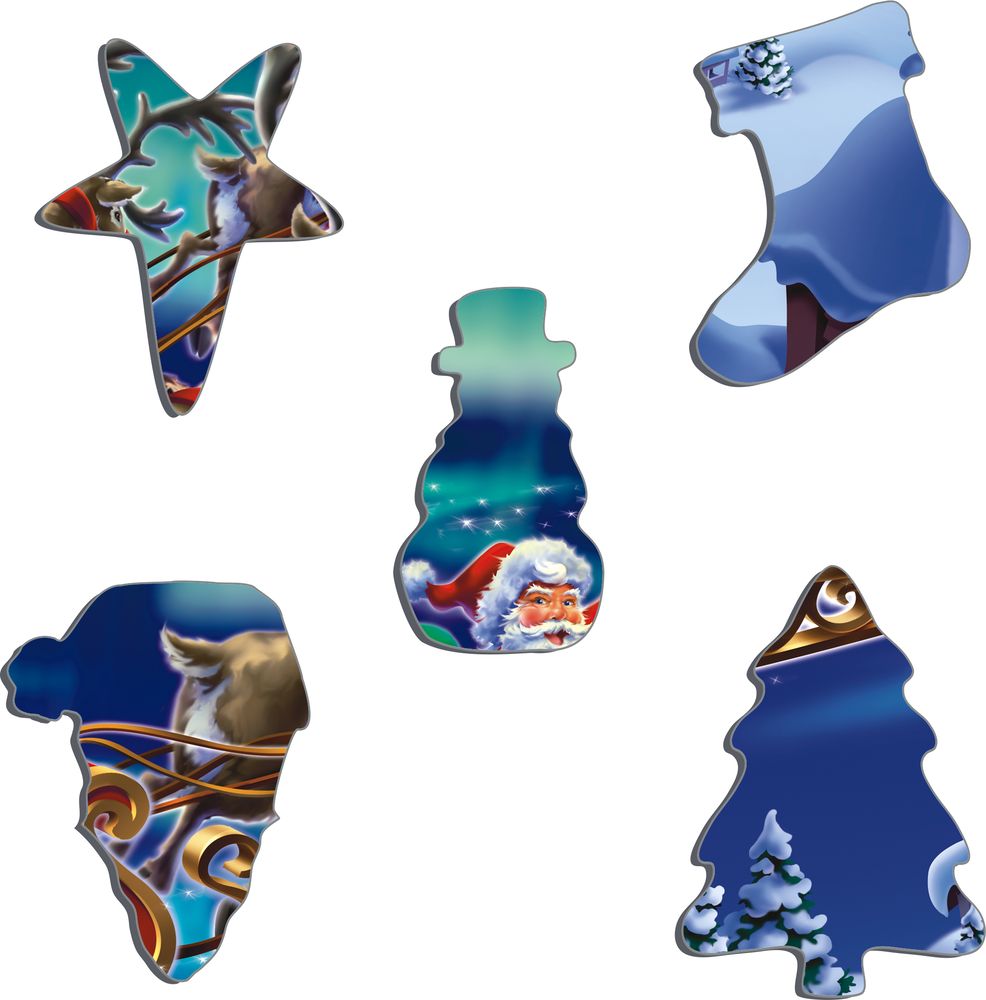 XM1 - Santa Claus and His Sleigh in Northern Lights (Illustrative image 2)