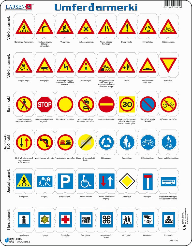 OB3 - Traffic Sign (Icelandic)