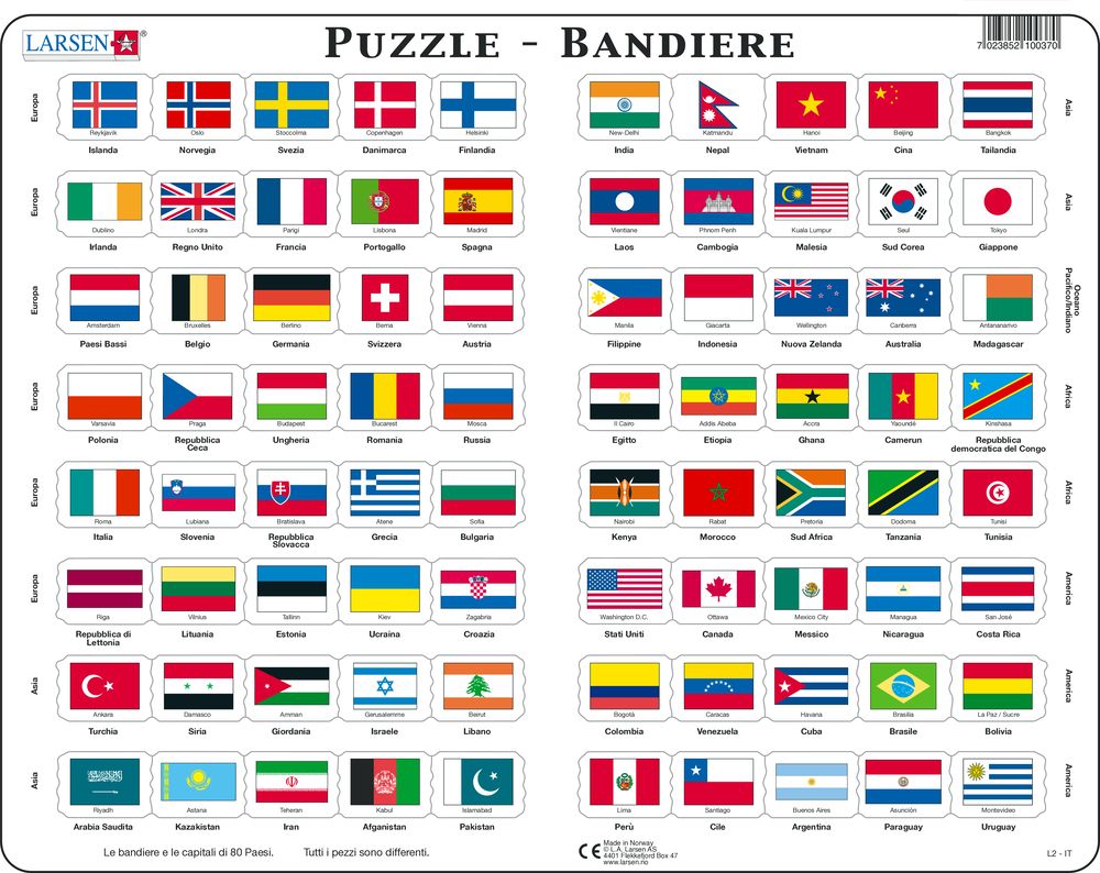 L2 - Flag-Puzzle (Italian)
