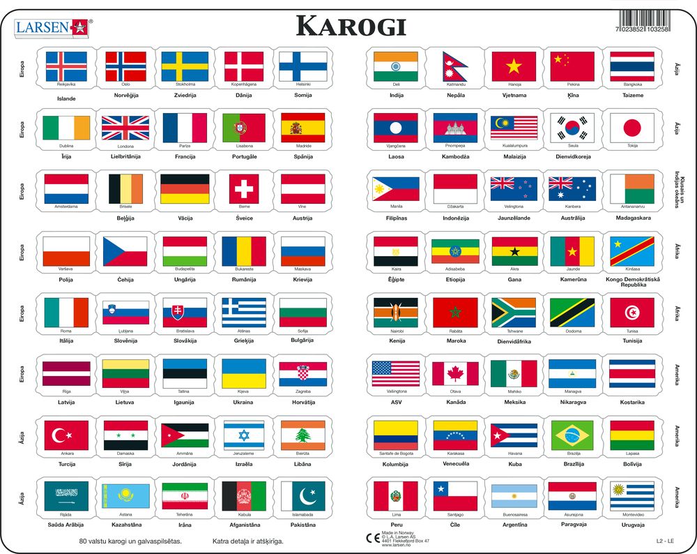 L2 - Flag-Puzzle (Latvian)