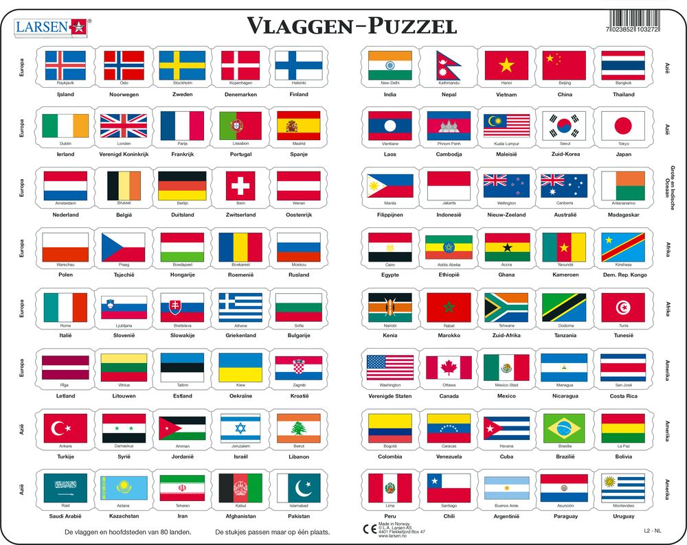 L2 - Flag-Puzzle (Dutch)