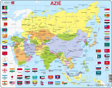 K44 - Asia Political Map