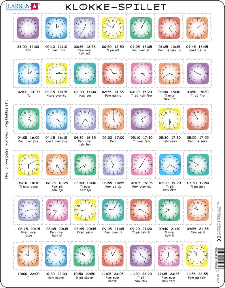 OB7 - Learn the Clock (Norwegian)