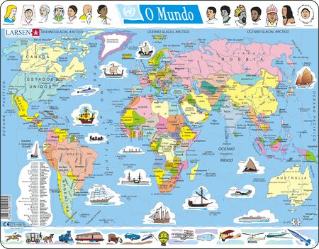 K1 - The World - Political Map
