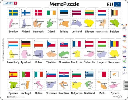 GP2 - MemoPuzzle: Names, Flags and Capitals of 27 EU Member States
