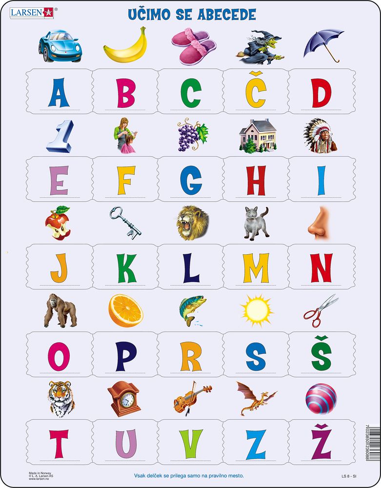 LS825 - ABC-Puzzle (25) (Slovene)