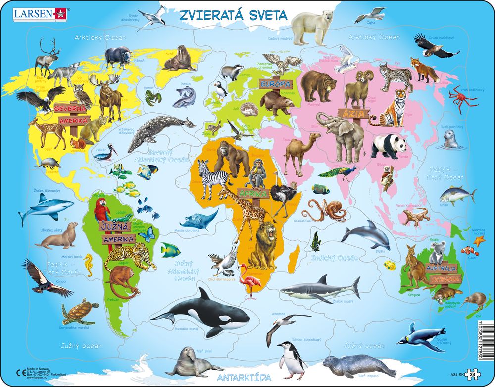 A34 - Animals of the World (Slovak)
