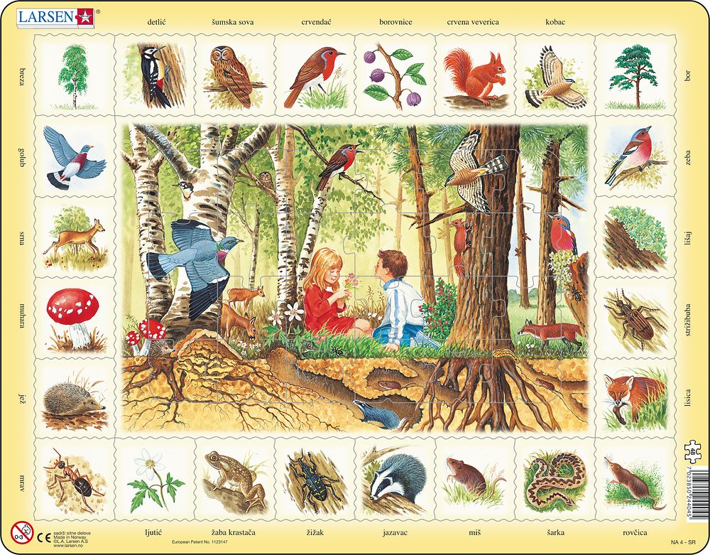 NA4 - Nature Puzzle: Forest (Serbian)