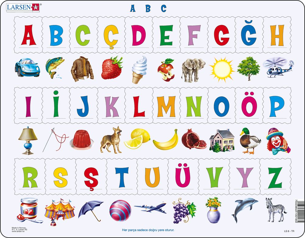 LS829 - Learn the Alphabet: 29 Upper Case Letters (Turkish)
