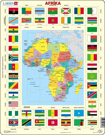 KL3 - Map/Flag - Africa