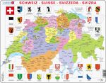 K43 - Switzerland Political Map