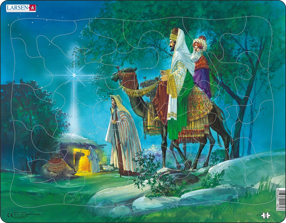 C7 - The three wise men (arriving at Baby Jesus Manger) (Neutral)