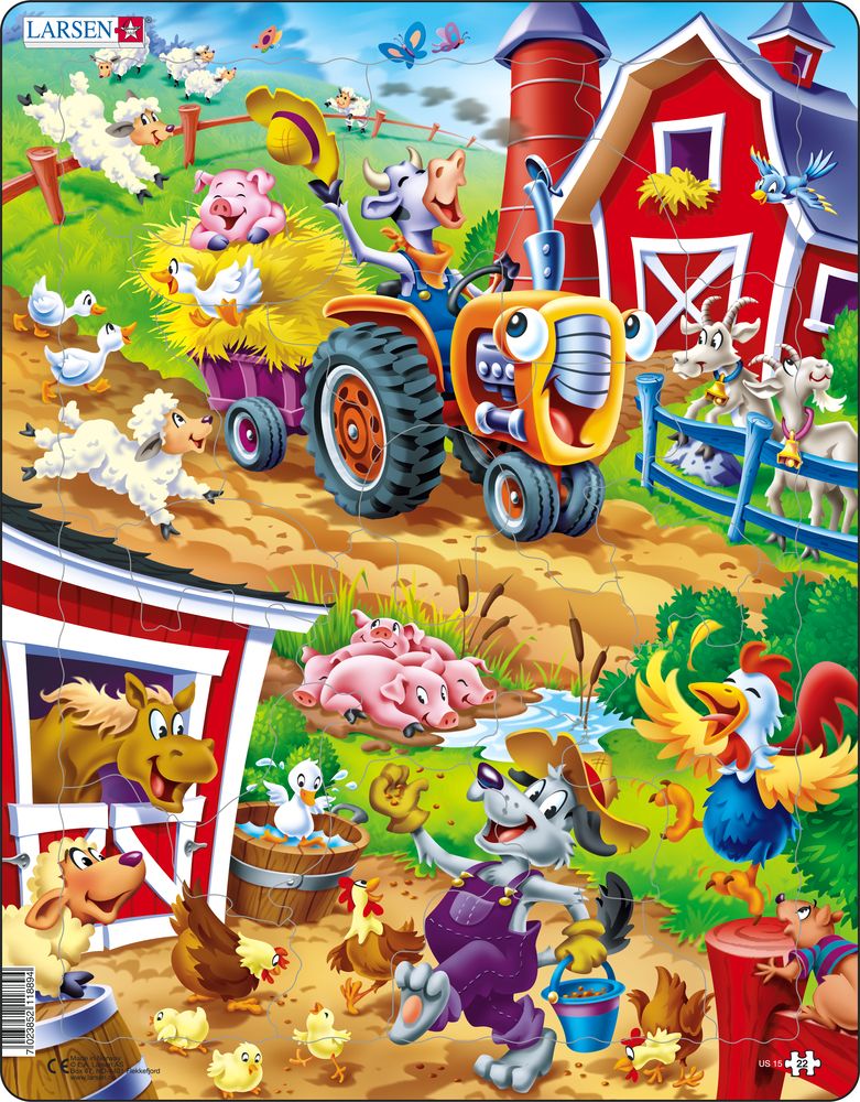 US15 - Happy Days for the Barnyard Animals (Neutral)