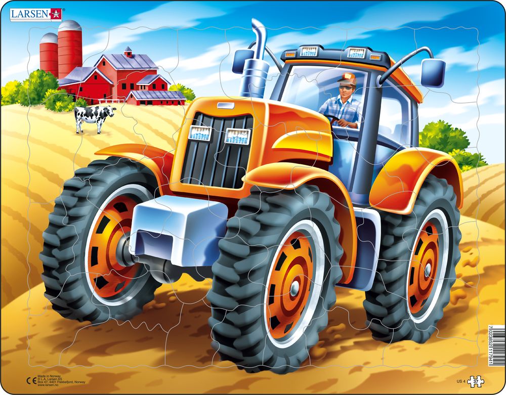 US4 - Large Tractor in a Farm Field (Neutral)