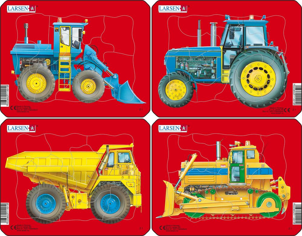 Z1 - Tractors, Dump Truck and Bulldozer (Neutral)